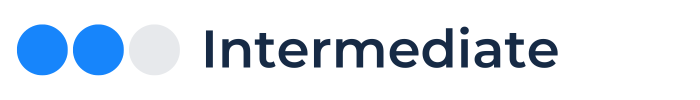 Intermediate difficulty banner